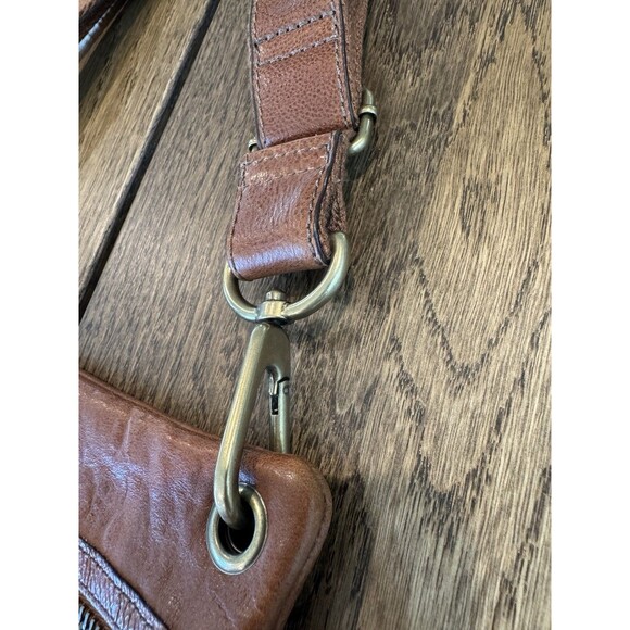 Fossil Key Multicolor Patchwork Leather Boho Crossbody Purse Zipper Pockets - Picture 5 of 13